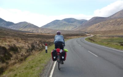 Bike packing home from Scotland