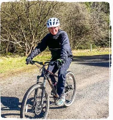 jill riding a bike